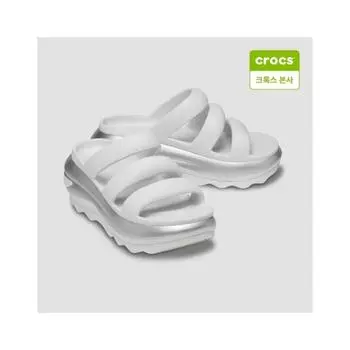 Crocs Унисекс Mega Crush Metal с тройным ремешком 210459 1oq 1OQ moonlightsilver/M4W6