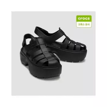 Crocs Unisex Stomp Fisherman Sandals 209938 001 001 black/M6W8