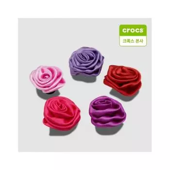 Crocs Dark Rose 5 шт. в упаковке Gibbitz Charm 10013674 shuffle