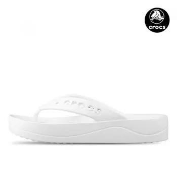 CrocS Vaya Platform Women S Shunky Heel Tall SlippersS Flip flopS White 208395 100 208395100/M6/W8250