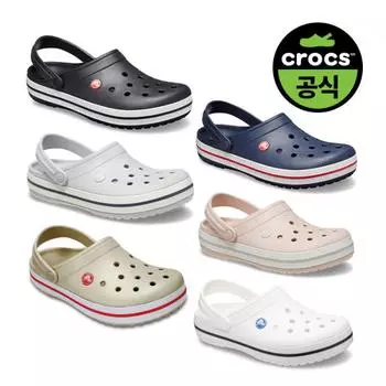 Crocs Выберите 1 из 6 официальных Crocs Public Crock Bands 24sucl11016 01)BLACK(Z001)/M4W6(230)