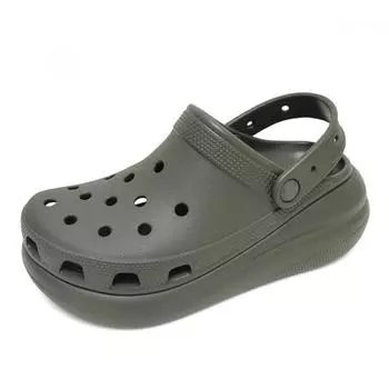 CrocS Women S claSSic cruSh Clog Slipper SandalS Olive 207521 3j5 2075213J5/240mm(M5/W7)
