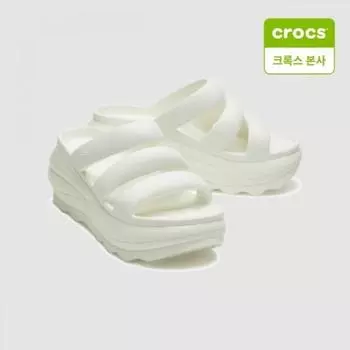 CrocS Women S ShoeS Mega cruSh Triple Strap Chalk 209842 0wv choke/M5W7(240mm)