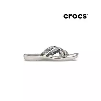 Crocs Womens Swiftwater Braided Flip 205728 0ct W5 220