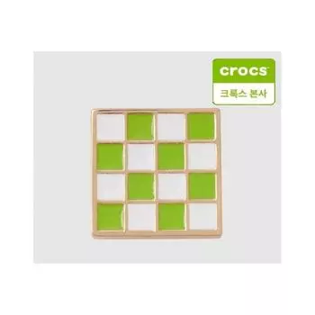 Crocs Зелено-белая шахматная доска Jebitz 10010189 shuffle/one sizefree