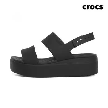 Crocs Женские босоножки Brooklyn на низком танкетке W8 (250)