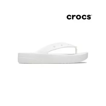 Crocs женские классические кроссовки на платформе белые 207714 100 W5220