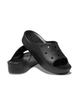 Crocs женские классические шлепанцы на платформе Bk 24SwSd208180 BLACK Z001/230
