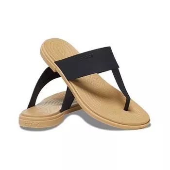 CrocS женские S CrocS Tulum Flip W Bkt 23SWfp206752 BLACKTAN Z00W/W6 230