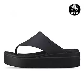 Crocs Женские шлепанцы Brooklyn Flip Tall Wedge Heel SandalS 208727 001 208727001/M6/W8250
