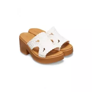 CrocS женские туфли Brooklyn Woven Slide Heel Cha 24SwSd209979 CHALK Z0WV/240