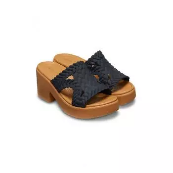 CrocS женские туфли Brooklyn Woven Slide Heel Bk 24SwSd209979 BLACK Z001/240