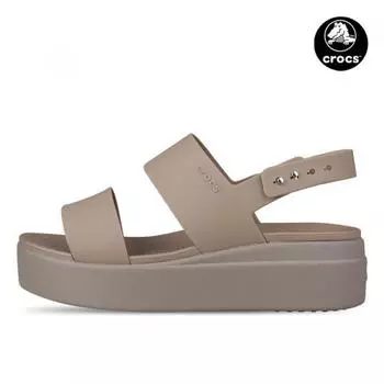 Crocs Женские туфли-лодочки Brooklyn на низком танкетке и толстом каблуке, сандалии, гриб 206453 2el 2064532EL/M7/W9260