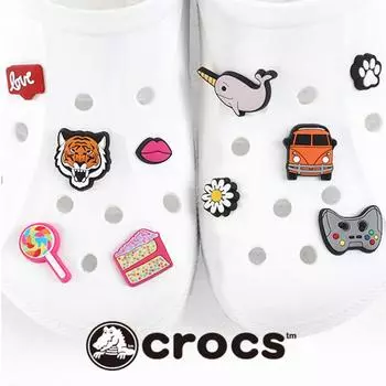 Crocs ZIbbItz Charm I Set 01. Gray game machine 10007387/1