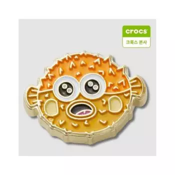 Crocs Золотая подвеска-шарм Blowfish Jibbitz 10014167 shuffle