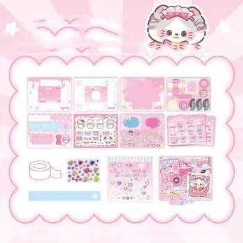 Crop Free DIY Dress up Toy New Design Sticker Games Quiet Book Handmade Diy Toys Girl Toy