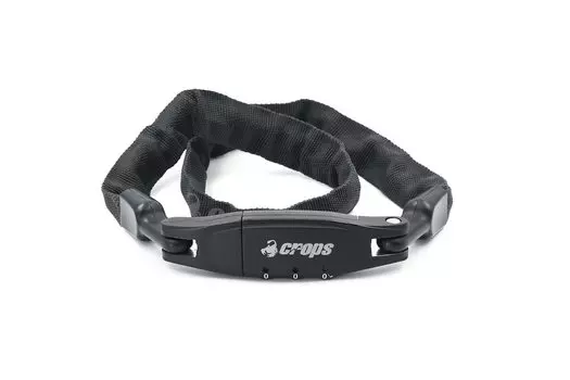 Crops Chain Lock K2 Black 3mmx500mm 3 Digit Dial (50см) чёрный