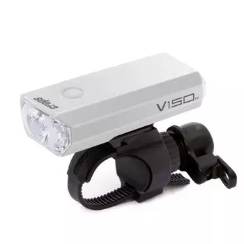 Crops V150 Sports Bell Set LED Headlight AA Battery 150 Lumens Headlight Brass Bell C1R04-02B-0254 (White) белый
