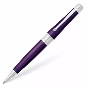 Cross Ballpoint Pen Beverly Deep Purple Genuine Imported Product Oil-based AT0492-7