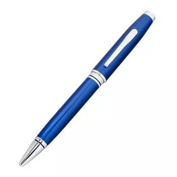 Cross Ballpoint Pen Coventry Blue Lacquer Genuine Imported Product Oil-based AT0662-9
