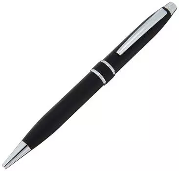 Cross Ballpoint Pen Stratford Satin Black Regular Imported Product Oil-based AT0172-3