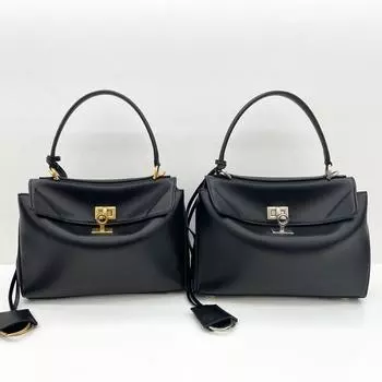 Cross Border Rodeo * Сумка из натуральной кожи с пряжкой и слоем на голову, модная и трендовая сумка через плечо на одно плечо для женщин 22.8x9.9x8.3cm зелёный