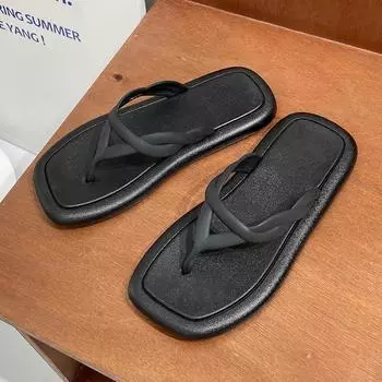 Cross Border Summer Fashion Anti slip Flat Wear Bottomed Home Furnishings Student Dormitories Foot Clippers 36-37 абрикосовый