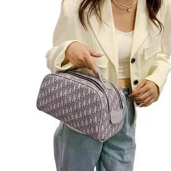 Cross Border Toiletries Bag New High-capacity Mother And Child Makeup Bag Fashionable And Versatile Waterproof Travel Cosmetics Storage Bag 27x15x16cm чёрный