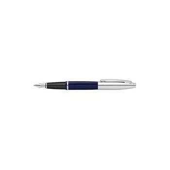 cross calais blue fountain pen medium nib with gift box at 0116 3 ms