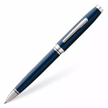 Cross Coventry blue lacquer ballpoint pen