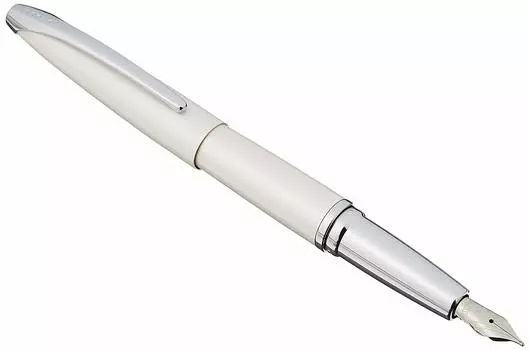 Cross Fountain Pen M Medium ATX Pearl White Lacquer Genuine Imported Product 886-38M
