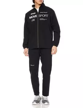 Cross Jersey Descente Top and Bottom Set Water Repellent Lightweight Stretch Training BK O [Move Sports] [EC Limited] Men s