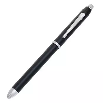 CROSS Многофункциональная ручка Tech 3 Black Pencil Шариковая ручка 2 цвета Обычный импортный продукт AT0090-3ST 0,5 мм/на масляной основе чёрный