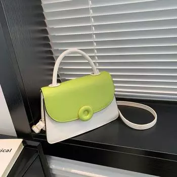 Crossbody bag 2024 personalized bag women s large-capacity shoulder bag fashion handbag commuter beautiful small square bag чёрный