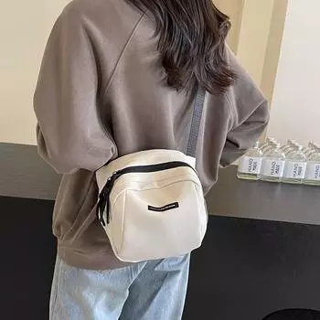Сумка через плечо для женщин, универсальная однотонная, простая и модная сумка-ракушка, новинка 2024 года в корейском стиле Ruiying, сумка через плечо большой вместимости