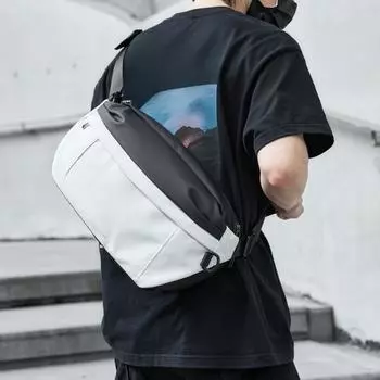 Crossbody Bag, Men s Backpack, Lightweight Functional Small Bag, Cycling Trend Single-shoulder Bag