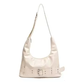 Crossbody Bag PU Leather with Zipper Closure Shoulder Bag for Women Adjustable Strap Messenger Bag Hobo Bag for Work Travel кофейный