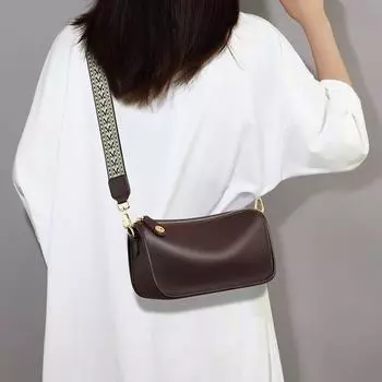 Crossbody Bag Women s Autumn and Winter New Genuine Leather Women s Bag Pillow Bag High-end Shoulder Bag Small Bag