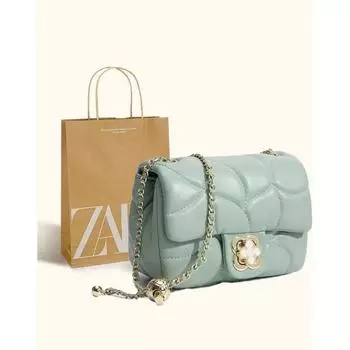 Сумки через плечо для женщин Новый тренд Универсальные швейные сумки Роскошные женские цепочки на плечо Женские маленькие квадратные сумки