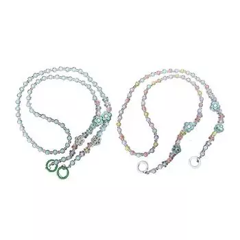 Crossbody Long Crystal Beaded Mobile Phone Hanging Chain Mobile Phone Case Lanyard Travel Bag Chain Rope Suitable For Phone A2