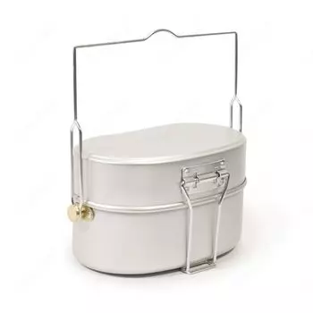 Crossfield Combat Meal Cup 2 Type New Lot Edition Camping Solo Camp Military Style Meal Cooker 2 Cups Bonfire Cooker Mestin Steam Cooking Simultaneous