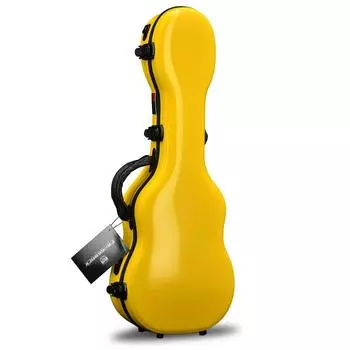 CROSSROCK CRF1000SUYL Жесткий чехол для укулеле сопрано из стекловолокна, желтый