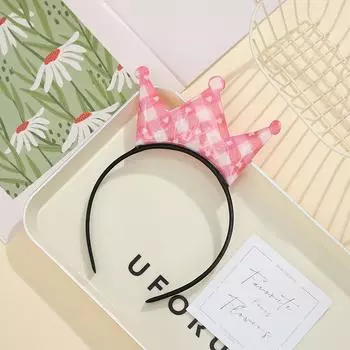 Crown Headband New cute cartoon Princess headband Colorful fashion hair accessories Festival Small fresh children s headband