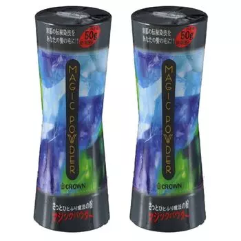 Crown Magic Powder Natural Black 50 г Набор из 2 штук Большая емкость Легко за 5 минут Отечественный продукт Увеличение волос MAGIC POWDER Мужской Женский