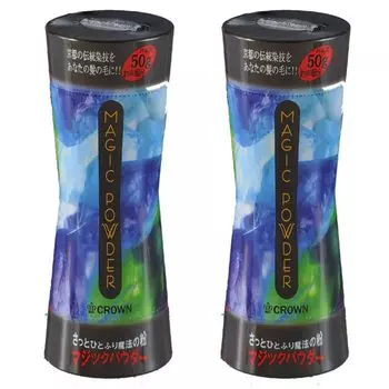 Crown Magic Powder темно-коричневый набор из 2 штук по 50 г большой емкости легко за 5 минут отечественный продукт для увеличения волос MAGIC POWDER мужской женский