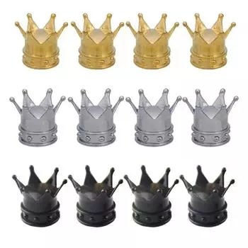 Crown Styling Колпачок вентиля автомобильной шины Шток воздушного клапана Пылезащитный велосипедный пылезащитный чехол для обода шины Колпачки для украшения шин