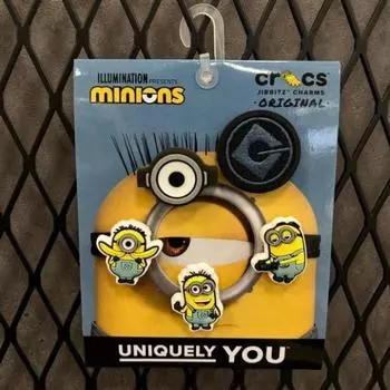 Crox C hC02 Jibbitz Minions 5 шт. Набор Jibbitz Minions 5 шт. Набор 100 Multi color/OS one size