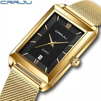CRRJU-2197 Мужские часы Повседневные деловые модные индивидуальные часы Мужские часы Женские часы Студенческие часы Простые