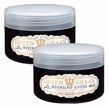 Crude Guringran Ryokuho Esthetics x 2 шт. Приблизительно на 6 месяцев. Пенка для очищения лица на основе трав. Пенка для очищения лица. Пенка для очищения лица. зелёный