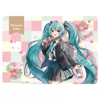 CRUX Hatsune Miku резиновый коврик School Trip В372 x Ш552 мм полиэстер резина 117484